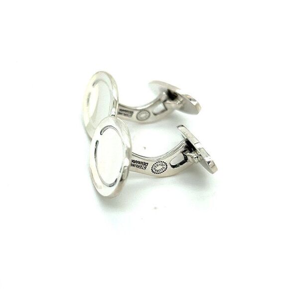 Georg Jensen Estate Mens Cufflinks Silver GJ18 - Picture 7 of 8